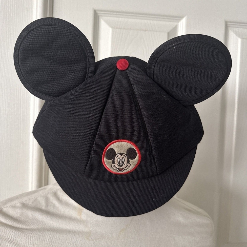 Vintage Disney Mickey Mouse Ears Adult Snapback Cap Hat Character Fashions